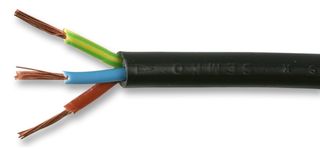 PEL01054 Cable H03VV-F3 2183Y 0.75mm Black 50m Pro Elec