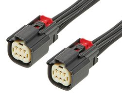 2162851061 WTB Cable, 6P MX150 Rcpt-Rcpt, 5.9" Molex