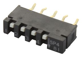 SPA04B Sip Switch, SPST, 0.1A, 20VDC, THT C&K Components
