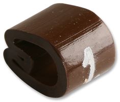 6171101 Cable Marker, Z13, 1, Brown, Pk100 Raychem - Te Connectivity
