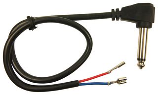 FD72055 Cable, Phono Plug, 1.25m, Black Cliff Electronic Components