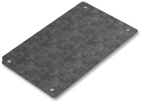 4MP1212 Mounting Plate, 80mm, Steel Deltron Enclosures