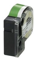 0803953 Label Printer Tape, White On Green, 8m Phoenix Contact