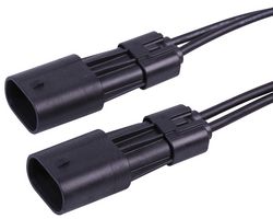 216622-1022 WTB Cable, 2P Squba Plug-Plug, 11.8" Molex