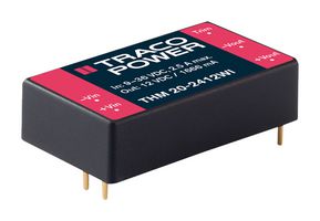 THM 20-4823WI DC-DC Converter, Medical, 2 O/P, 20W TRACO Power