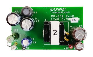 RDK-669 Ref Design Board, Power Supply Adapter Power INTEGRATIONS