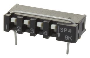 SPA04AB Sip Switch, SPST, 0.1A, 20VDC, THT C&K Components