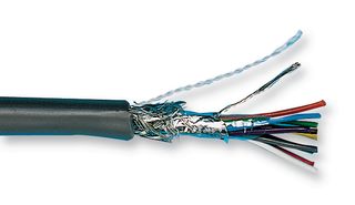 86125CY SL001. Cable, 26AWG, 25 Core, Slate, 304.8m Alpha Wire