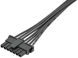 145132-0700 Cable ASSY, 7Pos, Rcpt-Rcpt, 75mm Molex