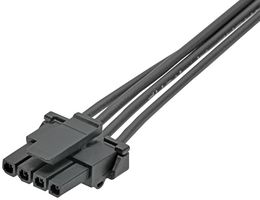 145132-0401 Cable ASSY, 4Pos, Rcpt-Rcpt, 150mm Molex