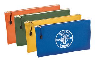 5140 Zipper BAG, Olive/Orange/Blue/Yel, 4PK Klein Tools