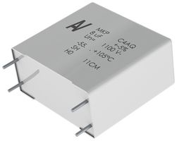 C4AQQBU4800A12J Cap, 8µF, 1.1 kV, 5%, PP, Radial Kemet