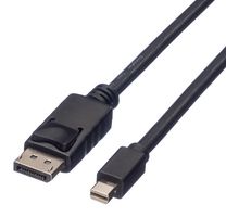 11.04.5638 Cable, DP Plug-Mini DP Plug, Black, 1.5m ROLINE