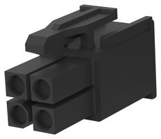 1-172167-9 Connector Housing, Plug, 4Pos, 4.14mm Amp - Te Connectivity