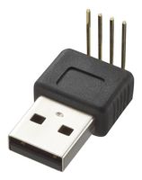 CLB-JL-8136 USB Connector, Type A, Plug, 4Pos, Th Clever Little Box