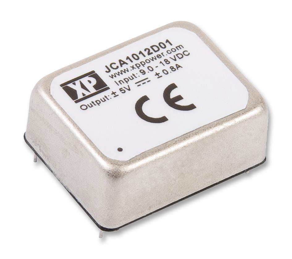 XP POWER Isolated Board Mount JCA1048D02 DC/DC CONVERTER, +/-0.42A, +/-12V, 10W XP POWER 2319789 JCA1048D02