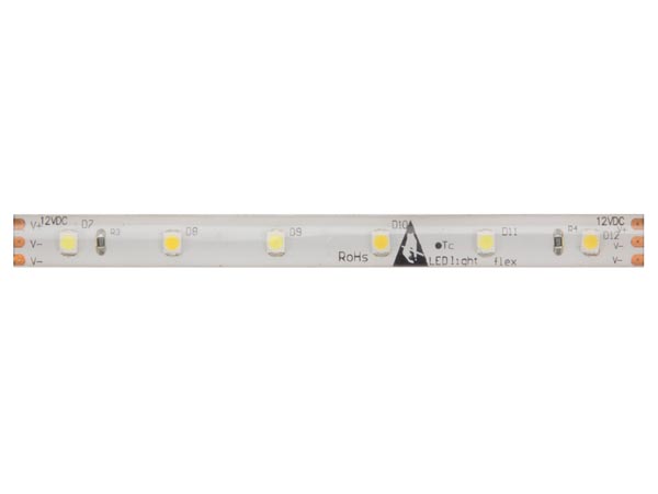 LEDS12CWW KIT MET LED-STRIP, CONTROLLER EN VOEDING - 300 LEDs - 5 m - 12 VDC - WARMWIT & KOUDWIT