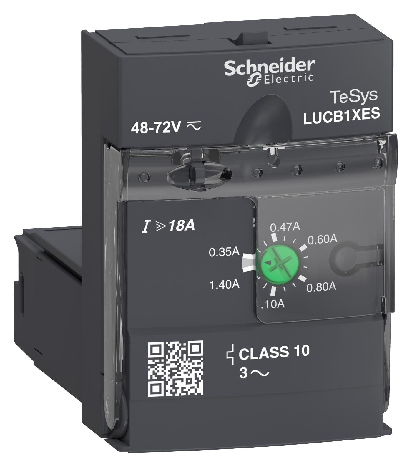 SCHNEIDER ELECTRIC Motor Starter LUCB1XES UNIT 0.35-1.4A48-72V SCHNEIDER ELECTRIC 3407823 LUCB1XES