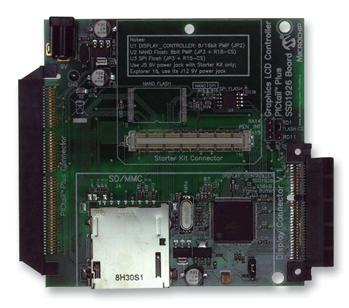 AC164127-5 ADD-ON BRD, GRAPHICS CTLR, EXP16 + PIC32 MICROCHIP