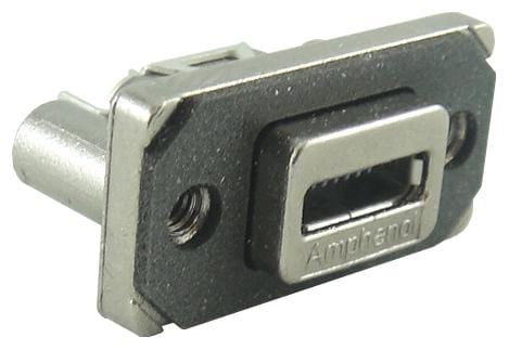 AMPHENOL ICC USB Connectors MUSB-K552-30 MICRO USB, 2.0 TYPE AB, RCPT, PANEL AMPHENOL ICC 2751673 MUSB-K552-30