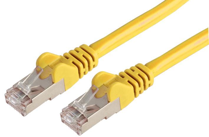 PRO SIGNAL Network Cables PSG90812 PATCH CORD, RJ45 PLUG, CAT6A, 3M, YELLOW PRO SIGNAL 2575509 PSG90812