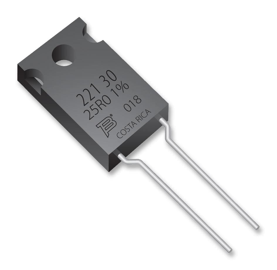 BOURNS Through Hole Resistors PWR221T-30-1001F RES, 1K, 30W, TO-220, THICK FILM BOURNS 2908513 PWR221T-30-1001F