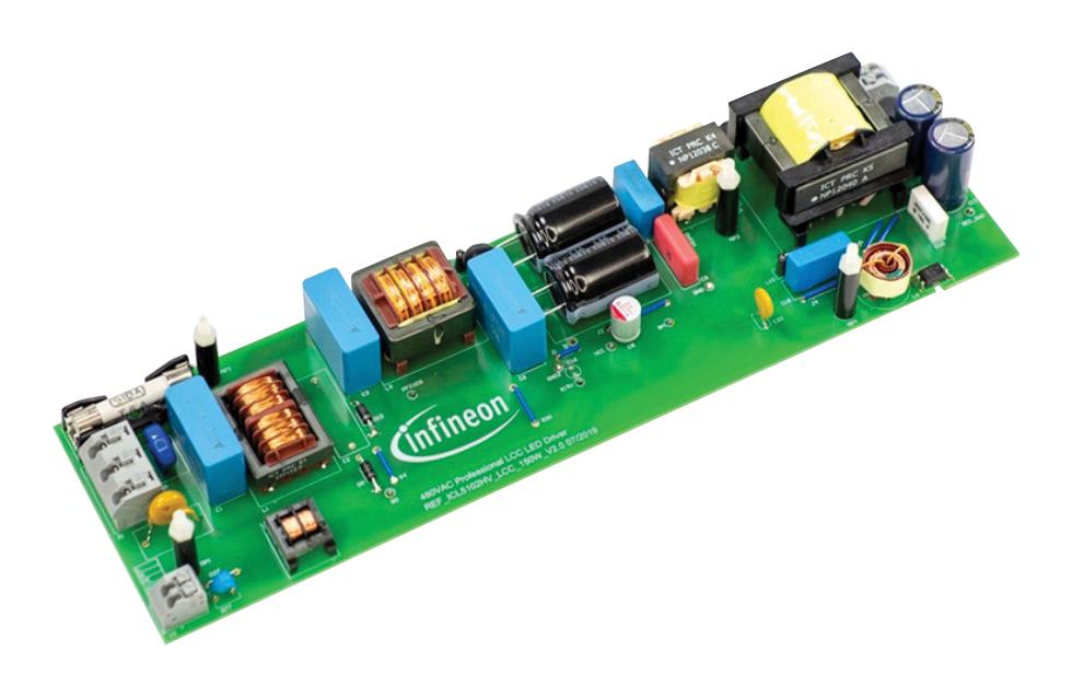 INFINEON Lighting Development Kits REFICL5102HVU150WTOBO1 DEMO BOARD, LCC LED DRIVER INFINEON 3380635 REFICL5102HVU150WTOBO1