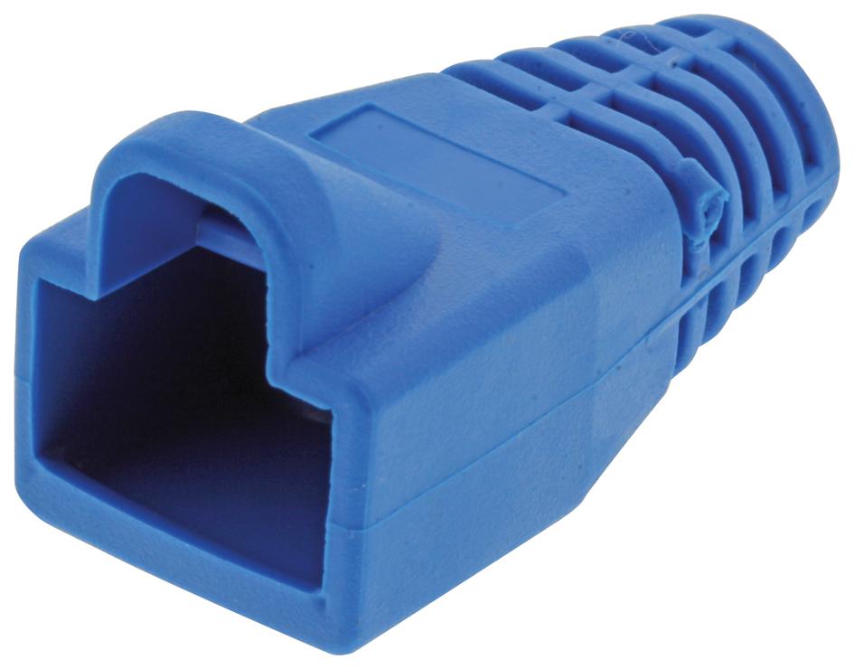 MH CONNECTORS Strain Reliefs RJ45SRB-BLUE BOOT, RJ45, BLUE, PK8 MH CONNECTORS 728652 RJ45SRB-BLUE