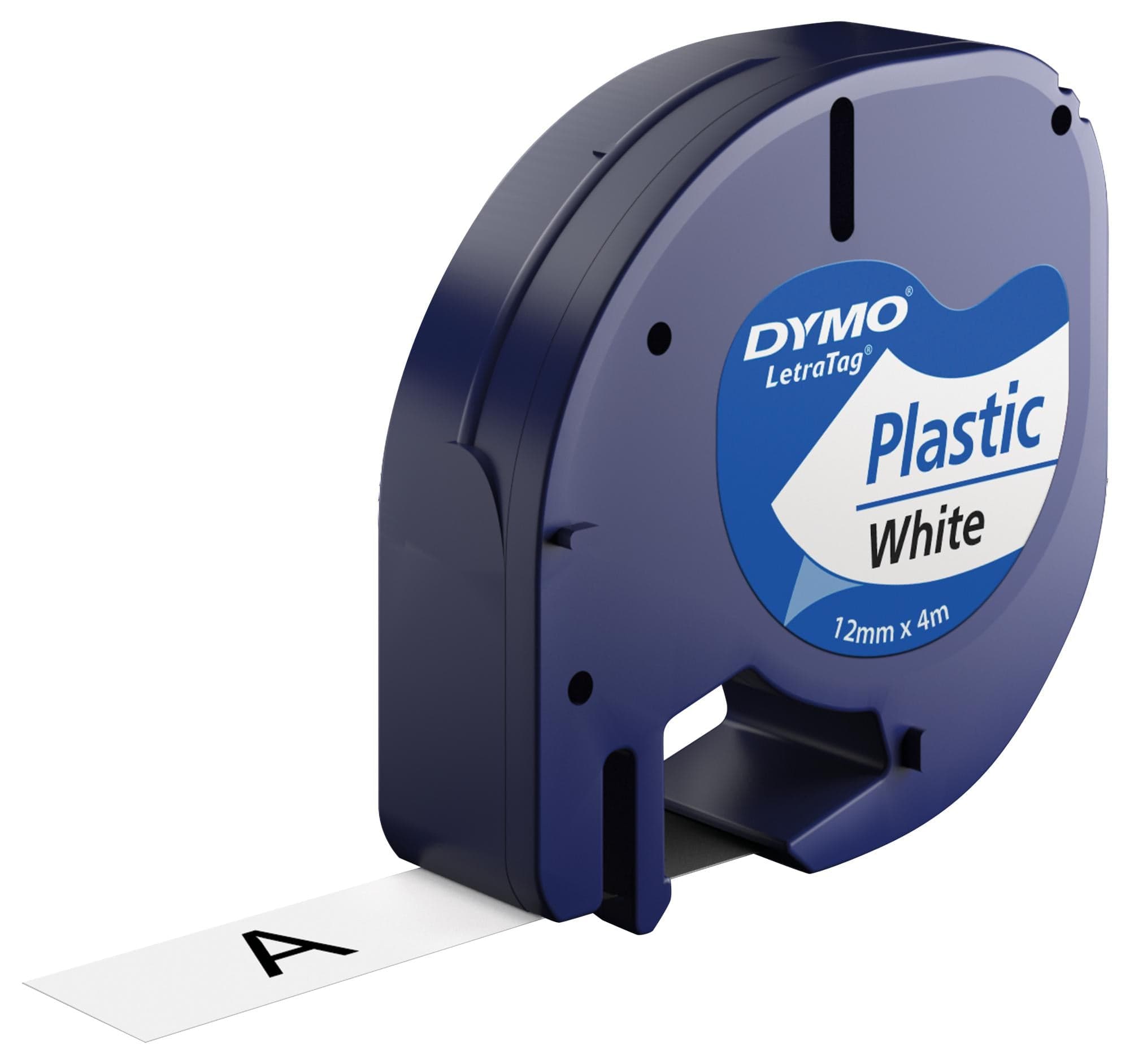 DYMO Label Printer Tape S0721660 PLASTIC TAPE, WHITE, 4M DYMO 2946213 S0721660