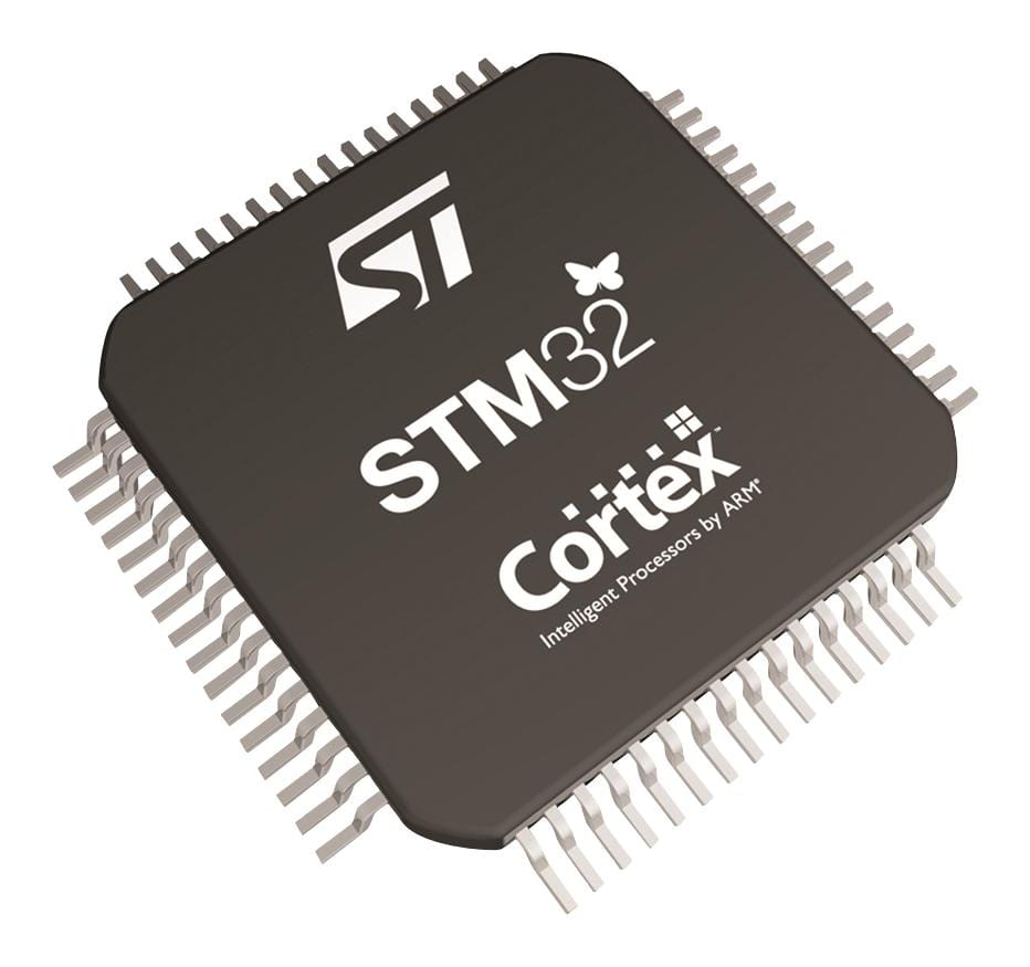 STMICROELECTRONICS Microcontrollers (MCU) - 32 Bit STM32F107RCT7 MCU, 32BIT, CORTEX-M3, 72MHZ, LQFP-64 STMICROELECTRONICS 2333202 STM32F107RCT7