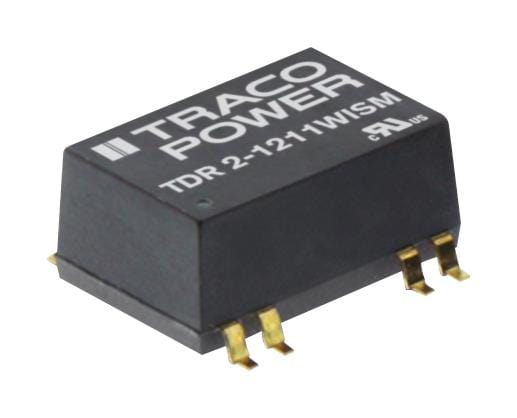 TRACO POWER Isolated Board Mount TDR 2-2423WISM DC/DC CONVERTER, 2 O/P, 0.67A, 15V TRACO POWER 2280125 TDR 2-2423WISM