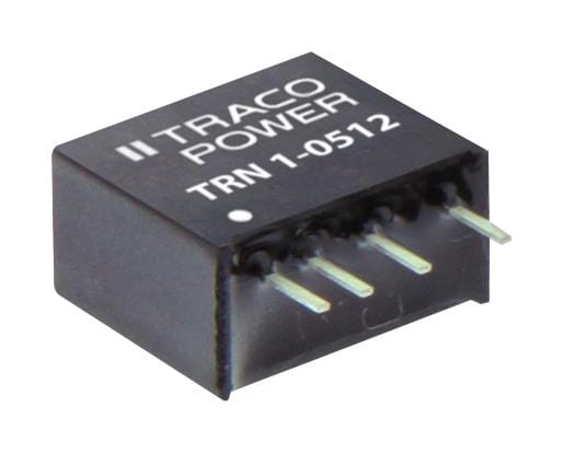 TRACO POWER Isolated Board Mount TRN 1-0511 DC-DC CONVERTER, 5V, 0.2A TRACO POWER 2829825 TRN 1-0511