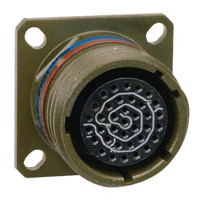 AMPHENOL AEROSPACE MIL Spec Equivalent Circular TVP00RQW-25-17P CIRCULAR, SIZE 25, 42WAYS, PIN AMPHENOL AEROSPACE 1967532 TVP00RQW-25-17P