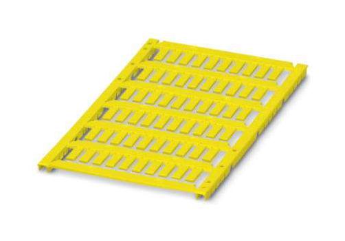 PHOENIX CONTACT Wire Markers - Clip Style UCT-WMT (10X4) YE CABLE MARKER, 0.6MM-7MM, PC, YELLOW PHOENIX CONTACT 3268223 UCT-WMT (10X4) YE