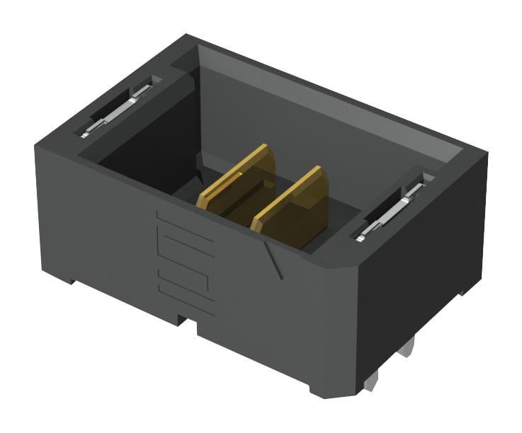 SAMTEC Board-to-Board UMPT-02-01.5-G-V-S-W-TR CONNECTOR, HEADER, 2POS, 1ROW, 2MM SAMTEC 3021009 UMPT-02-01.5-G-V-S-W-TR