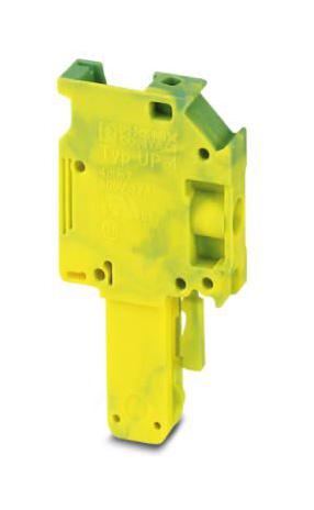 PHOENIX CONTACT Pluggable UP 4/ 1-L GNYE TERMINAL BLOCK, PLUGGABLE, 1POS, 10AWG PHOENIX CONTACT 3239393 UP 4/ 1-L GNYE