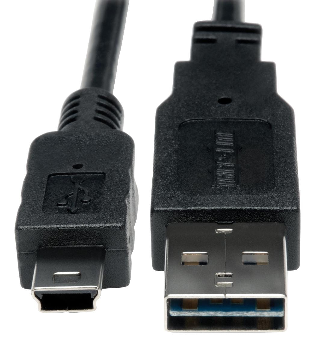 TRIPP-LITE USB Cables UR030-001 USB CABLE, 2.0 TYPE A-MINI B PLUG, 1FT TRIPP-LITE 2751172 UR030-001