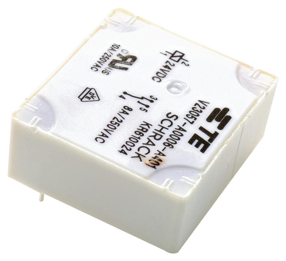 SCHRACK - TE CONNECTIVITY Power - General Purpose V23057-A0001-A101 POWER RELAY, SPDT, 8A, 250VAC, TH SCHRACK - TE CONNECTIVITY 2885654 V23057-A0001-A101