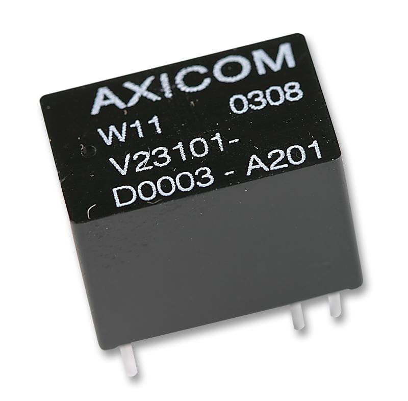 AXICOM - TE CONNECTIVITY Signal V23101D   6A201 SIGNAL RELAY, DPDT, 12VDC, 1.25A, THT AXICOM - TE CONNECTIVITY 3397698 V23101D   6A201