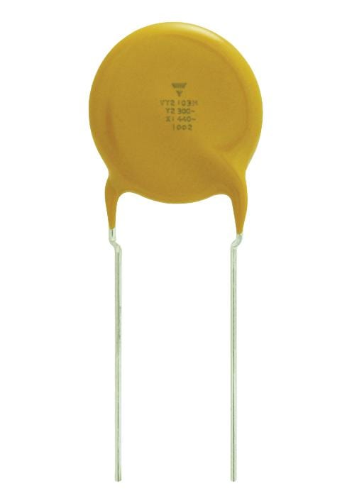 VISHAY Ceramic Suppression Capacitors VY2472M49Y5UG6TV7 SUPPRESSION CAP, 4700PF, CLASS X1/Y2 VISHAY 3812244 VY2472M49Y5UG6TV7