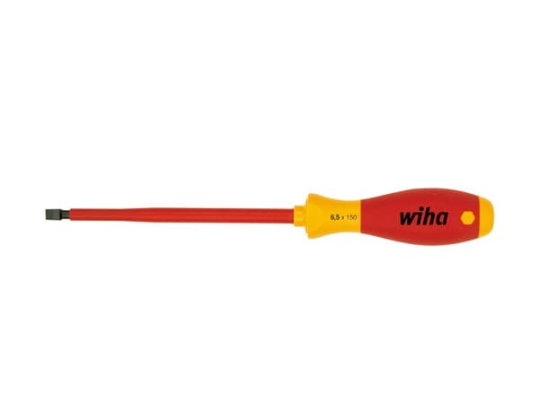 WH00822 Wiha Schroevendraaier SoftFinish electric sleufkop (00822) 3,5 mm x 100 mm