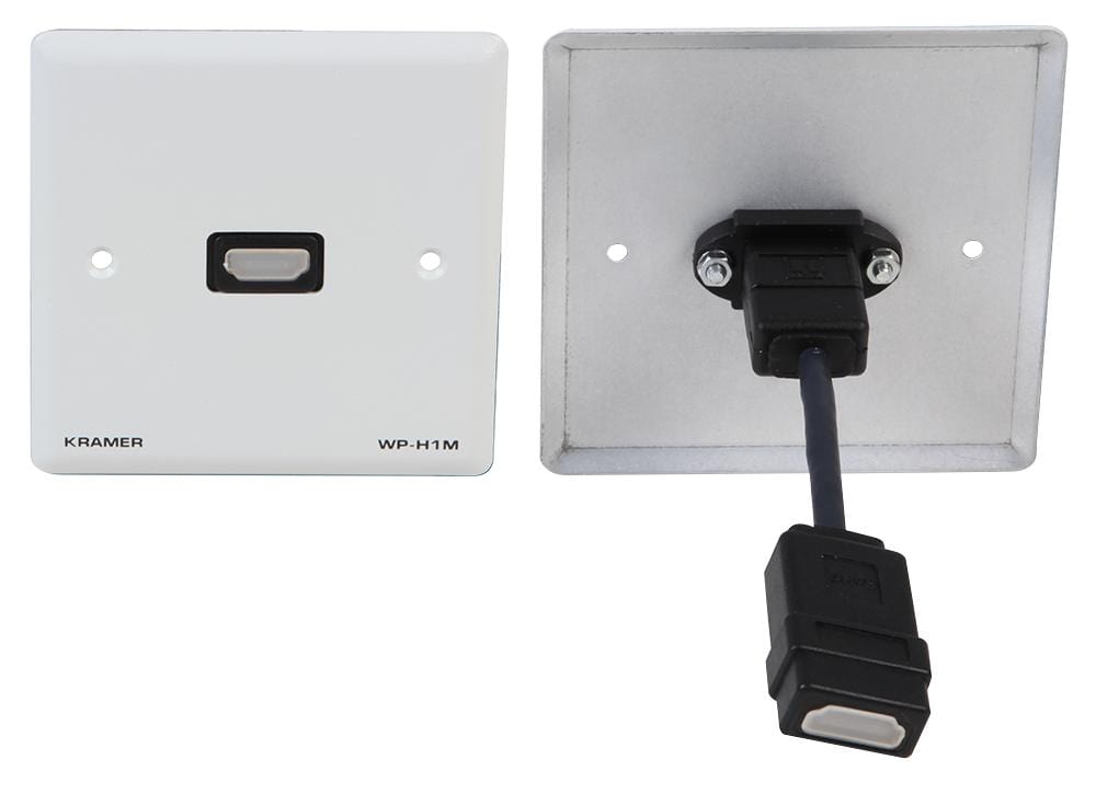 KRAMER Wall Plates and Floor Boxes WP-H1M HDMI PASSIVE WALL PLATE KRAMER 3761222 WP-H1M