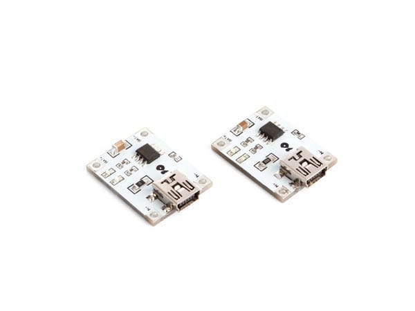 Velleman Arduino compatible sensoren WPM321 OPLAADBOARD VOOR LITHIUMBATTERIJ 1 A (2 st.) WPM321 WPM321