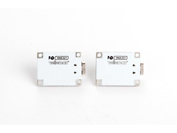 Velleman Arduino compatible sensoren WPM321 OPLAADBOARD VOOR LITHIUMBATTERIJ 1 A (2 st.) WPM321 WPM321