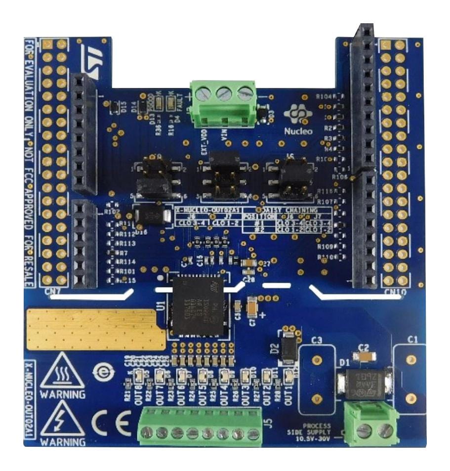 STMICROELECTRONICS ARM X-NUCLEO-OUT02A1 EXPANSION BOARD, STM32 NUCLEO BOARD STMICROELECTRONICS 3214127 X-NUCLEO-OUT02A1