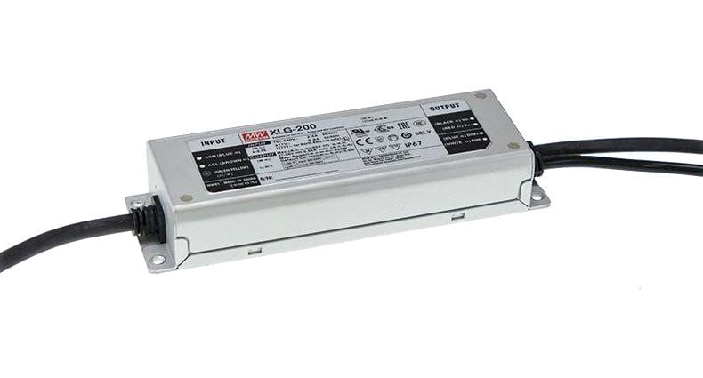 MEAN WELL LED Drivers / PSU XLG-200-H-A LED DRIVER, CONSTANT CURRENT/VOLT, 200W MEAN WELL 3251654 XLG-200-H-A