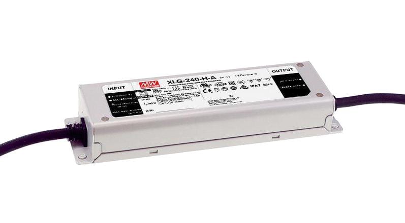 MEAN WELL LED Drivers / PSU XLG-240-H-A LED DRIVER, CONST CURRENT/VOLT, 239.6W MEAN WELL 3251658 XLG-240-H-A