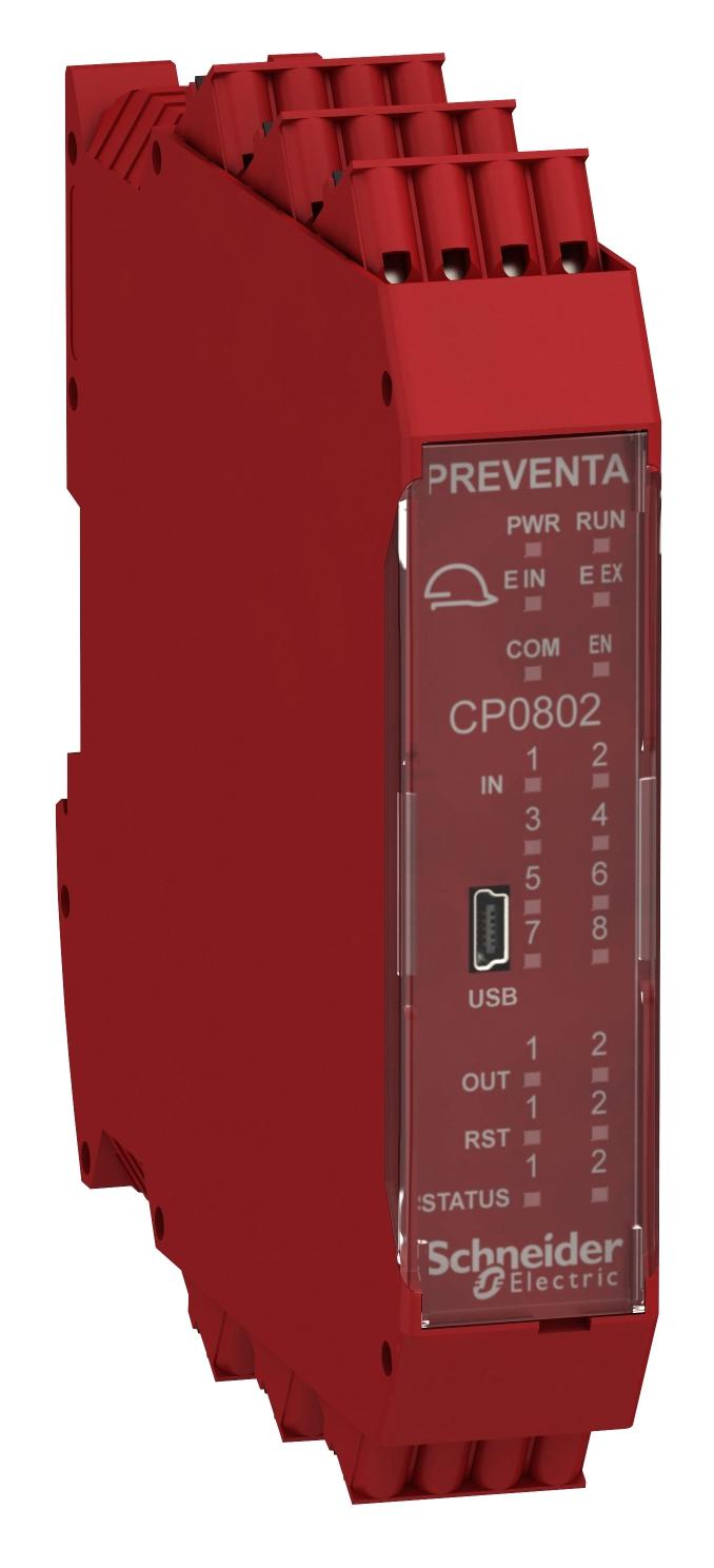 SCHNEIDER ELECTRIC Controllers XPSMCMCP0802G SAFETY CONTROLLER CPU, 8 O/P SCHNEIDER ELECTRIC 3215385 XPSMCMCP0802G