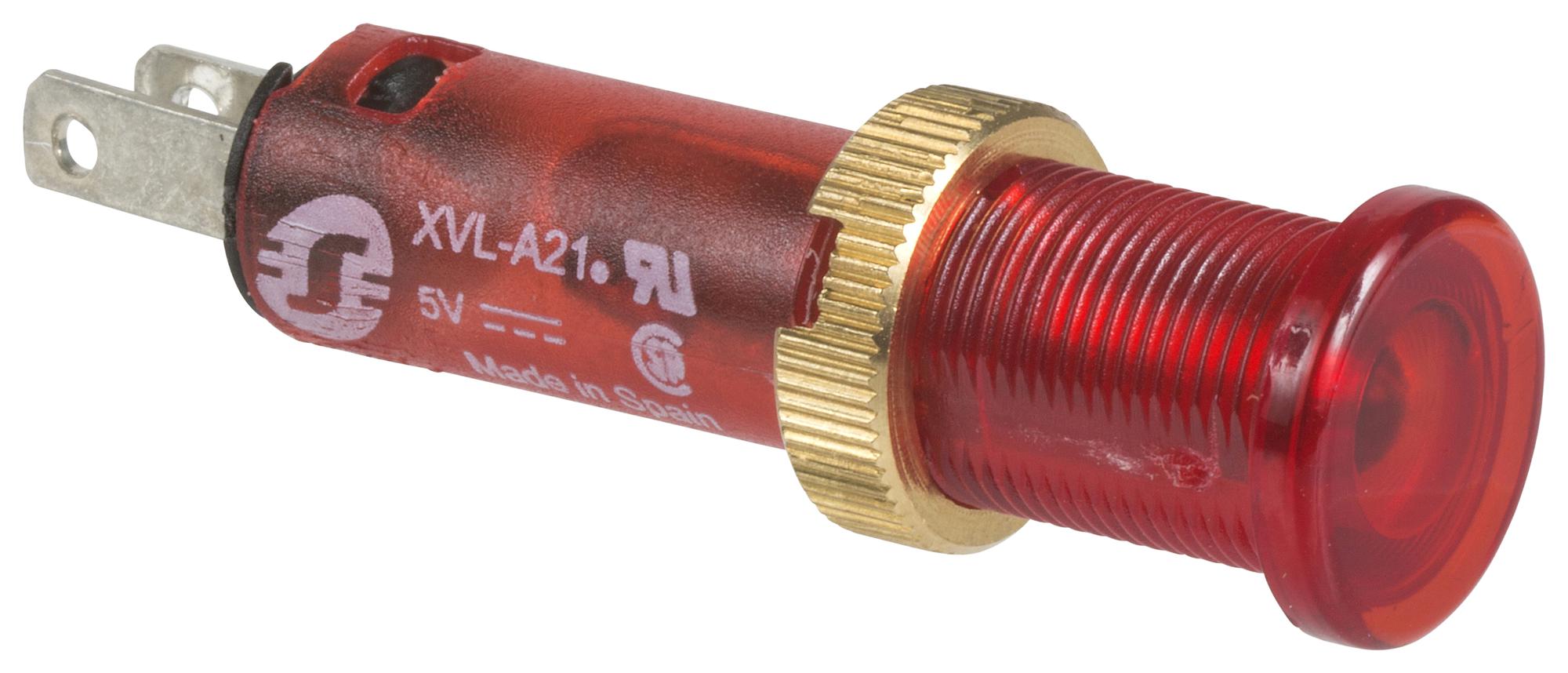 SCHNEIDER ELECTRIC Panel Indicators XVLA244 PANEL INDICATOR, RED, 8MM, 48VDC SCHNEIDER ELECTRIC 3111112 XVLA244