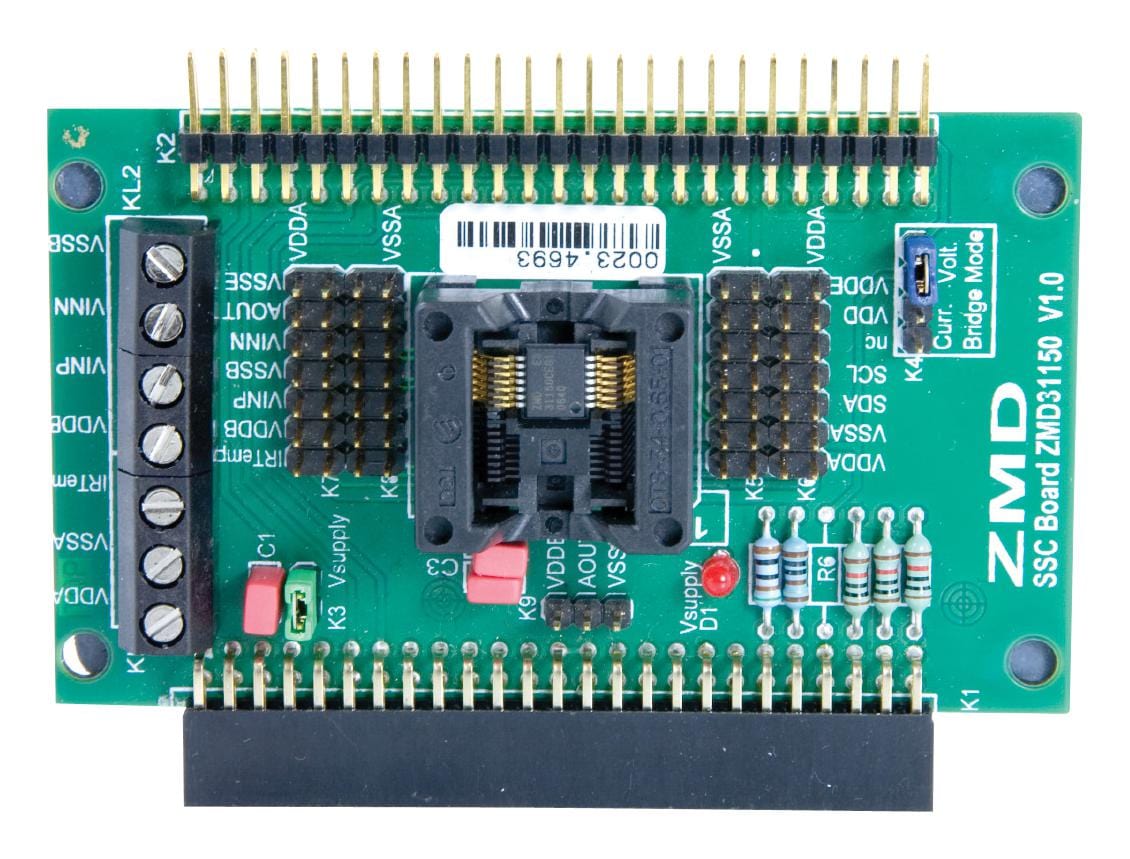RENESAS Signal Conditioning ZSC31150KITV1P2 EVAL KIT, SENSOR SIGNAL CONDITIONING RENESAS 2853592 ZSC31150KITV1P2